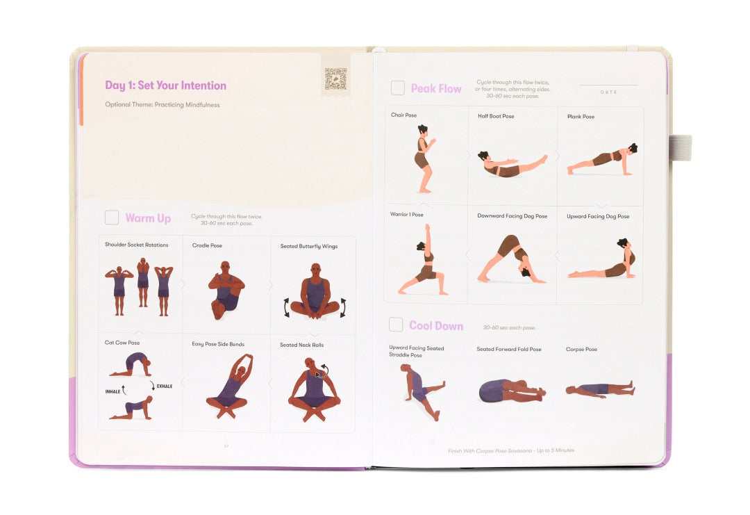 Yoga session pages