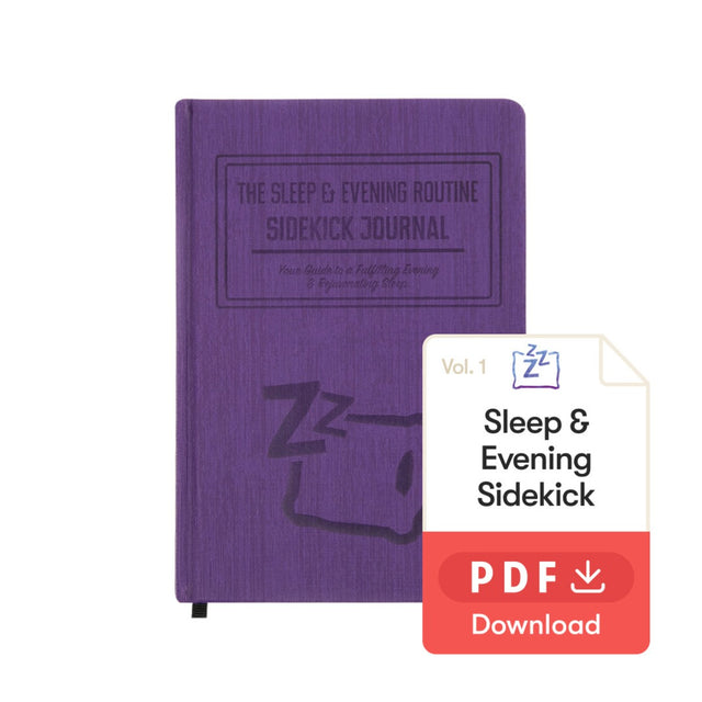 Sleep & Evening Routine Sidekick Journal