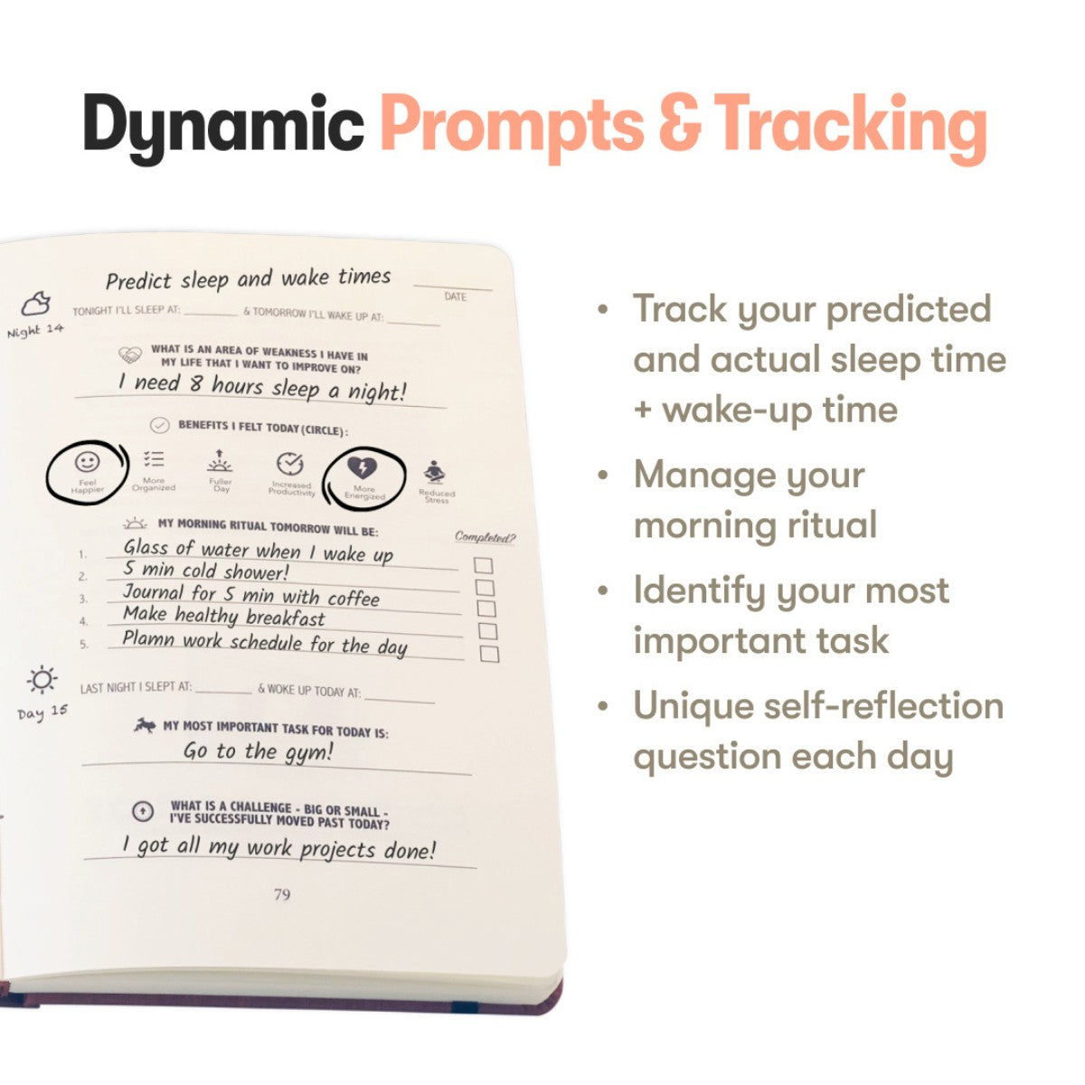 Your daily planning page