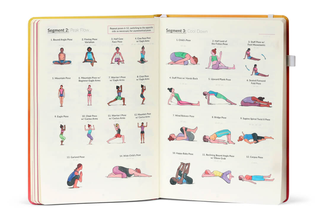 Yoga & Badass Body Goals Journals (At-Home, No Equipment Needed)