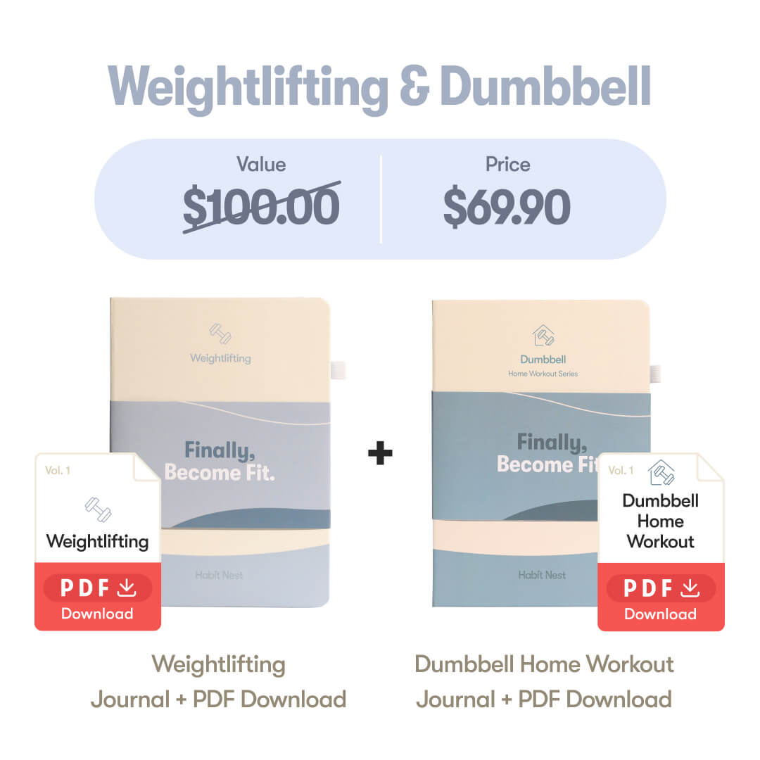 Weightlifting & Dumbbell Fitness Workout Combo