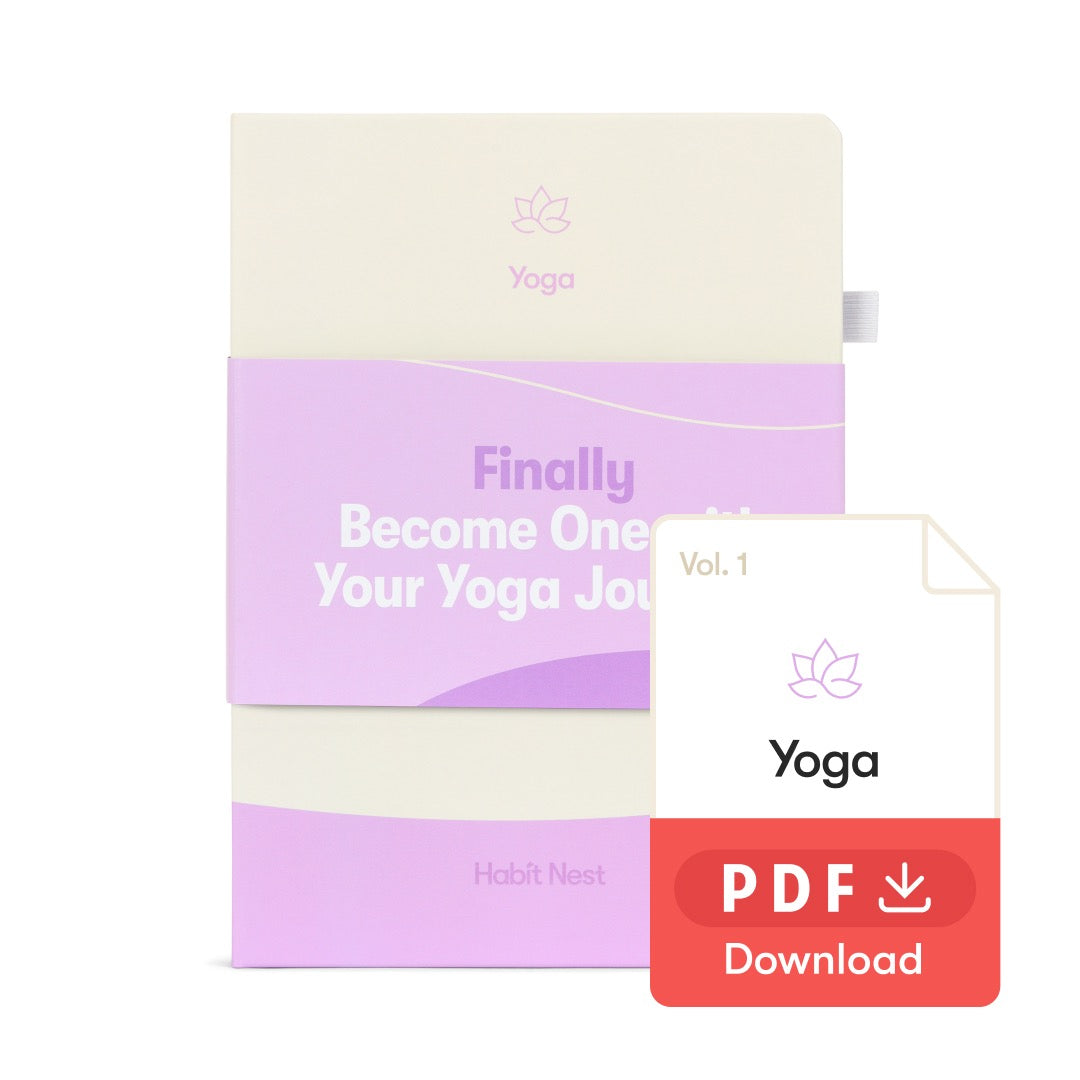 Yoga & Badass Body Goals Journals (At-Home, No Equipment Needed)