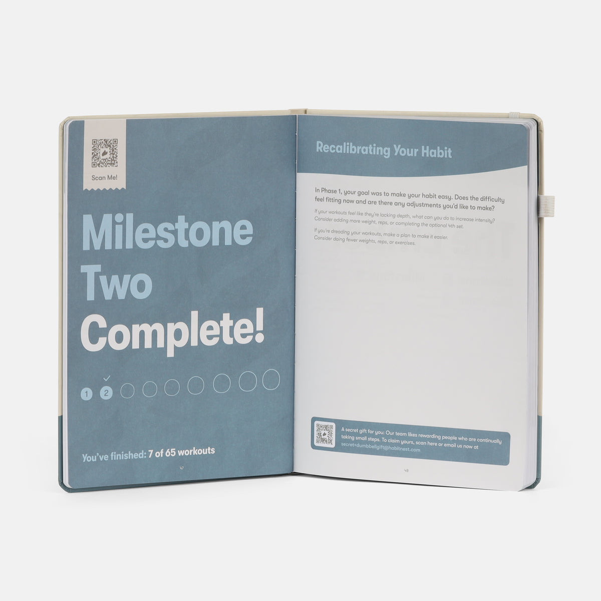 A milestone page
