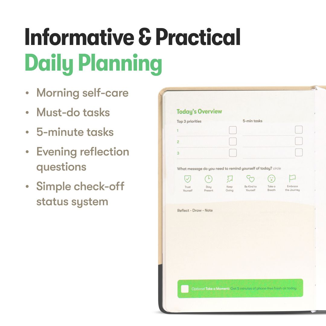 Daily overview: priorities, quick tasks and reflection