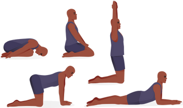 4. Kneeling Sun Salutation