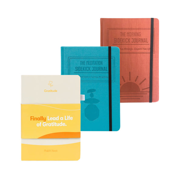 The Morning, Gratitude and Meditation journals