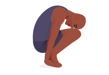 13. Toe Squat w/ Head-to-Knees