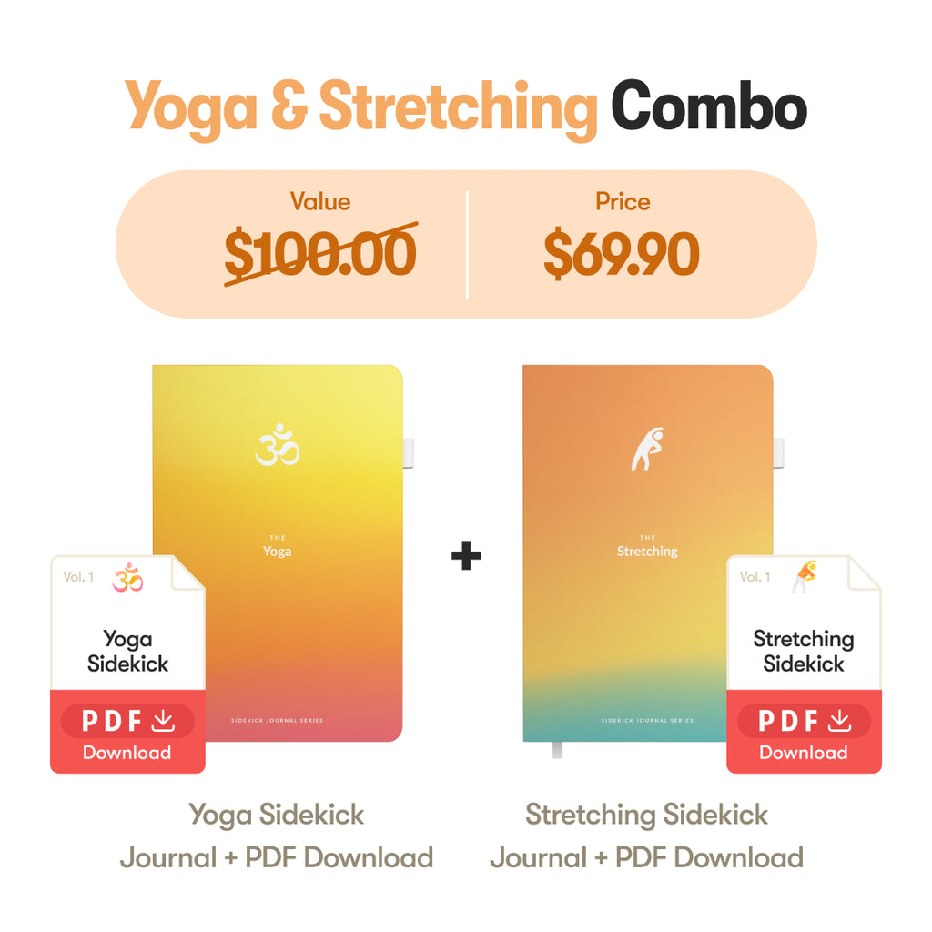 Yoga & Stretching Journals Combo (At-Home, No Equipment Needed) – Habit Nest