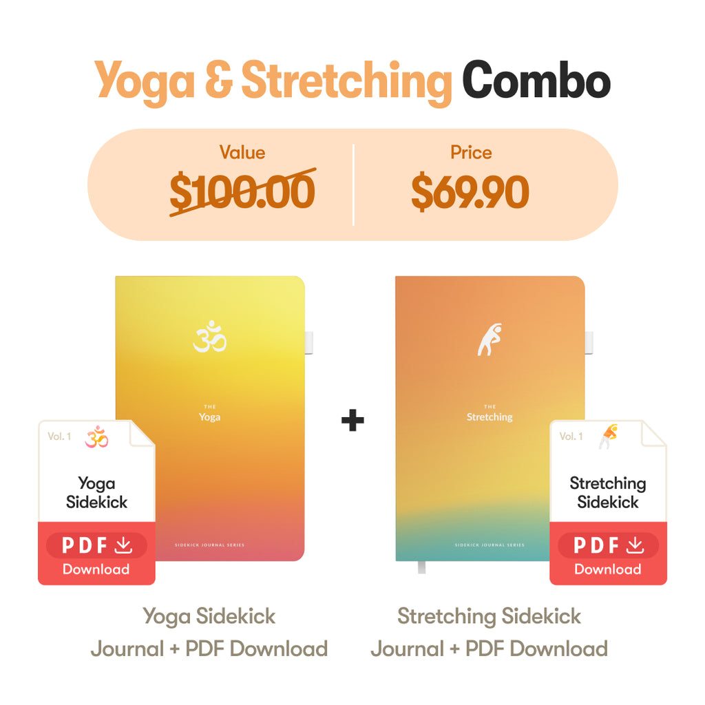 Stretch Journal Yoga & Stretching Journals (At-Home, No Equipment Needed) – Habit Nest