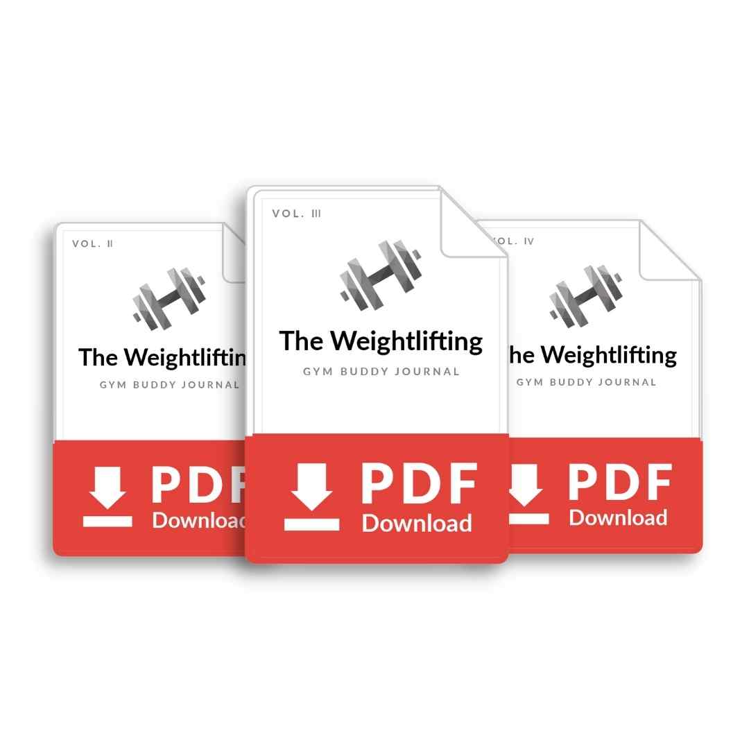 Weightlifting Journal Add-Ons, Volumes 2-4